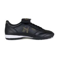 Cruyff Retro Turf Voetbalschoenen (TF) Zwart Goud - thumbnail