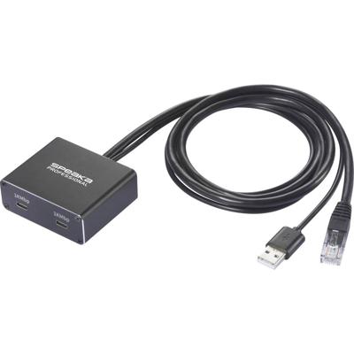 SpeaKa Professional SP-GNS-250 Netwerkadapter/Hub 1 GBit/s USB-C, RJ45