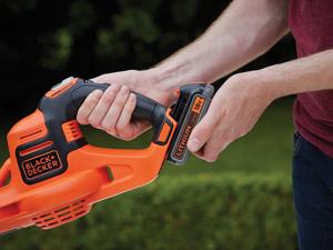 Black & Decker GWC1820PC cordless leaf blowers 209 km/h Zwart, Oranje