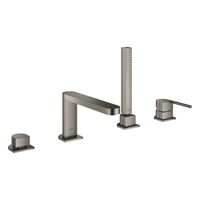 GROHE Plus afbouwdeel 4-gats badrandcombinatie m. omstel incl. baduitloop, handdouche en doucheslang 200cm brushed hard graphite 29307AL3 - thumbnail