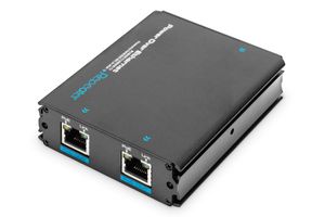 Digitus DN-95122 Extender (verlenging) LAN (10/100/1000 MBit/s) via netwerkkabel RJ45 300 m