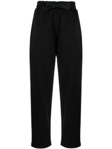 izzue pantalon de jogging à lien de resserrage - Noir