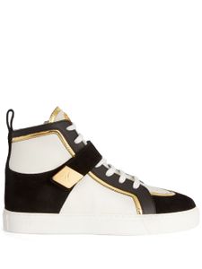 Giuseppe Zanotti baskets montantes Zenas en cuir - Blanc