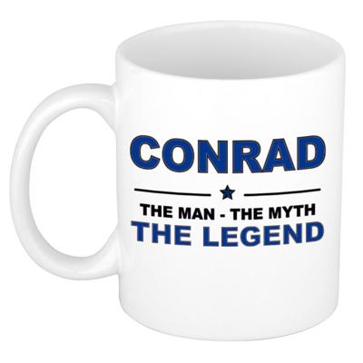 Conred cadeau mok - man myth legend - naam koffiemok - 300 ml - collega - vaderdag