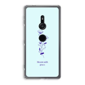 Bloom with grace: Sony Xperia XZ2 Transparant Hoesje