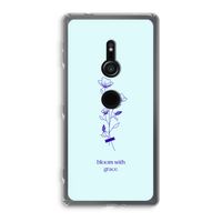 Bloom with grace: Sony Xperia XZ2 Transparant Hoesje