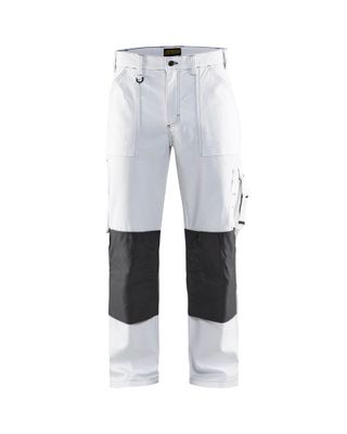 Blaklader werkbroek 1091-1210 wit/donkergrijs mt C52
