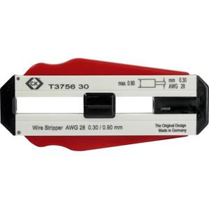 C.K T3756 30 Draadstripper Geschikt voor: PVC-draden, PTFE-draden 0.30 mm (max)