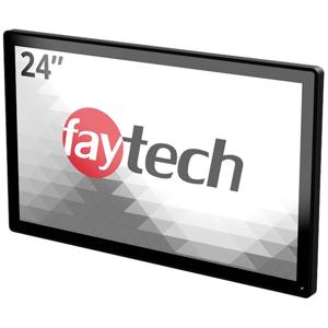 Faytech FT24TMCAPOB Touchscreen monitor Energielabel: G (A - G) 61 cm (24 inch) 1920 x 1080 Pixel 16:9 3.5 ms HDMI, DisplayPort, VGA, USB-B, Audio-Line-in IPS