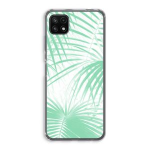 Palmbladeren: Samsung Galaxy A22 5G Transparant Hoesje