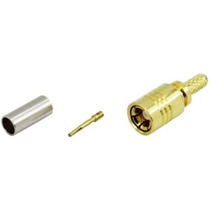 TRU COMPONENTS SMB-connector Koppeling, recht 50 Ω 1 stuk(s)