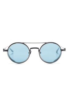 Akoni lunettes de soleil Eris à monture ronde - Bleu