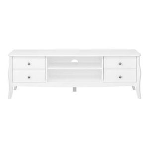 TV-dressoir Baroque - wit - 52,6x160x40 cm - Leen Bakker