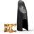 D&apos;Addario Woodwinds HBS2G H-Ligature & Cap voor bariton saxofoon (Hard rubber, Gold)