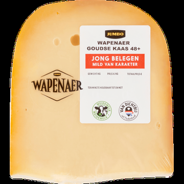 Wapenaer Goudse Kaas Jong Belegen 48+ Stuk ca. 423 g bij Jumbo