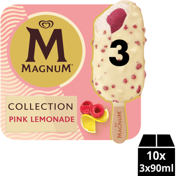 Magnum IJs Euphoria Pink Lemonade 3 stuks 3 x 90ml bij Jumbo
