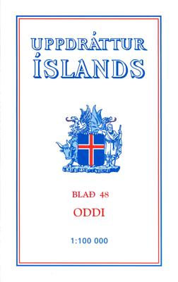 Wandelkaart - Topografische kaart 48 Atlaskort Oddi | Ferdakort