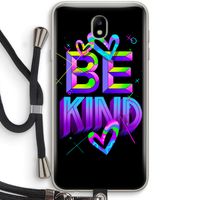 Be Kind: Samsung Galaxy J7 (2017) Transparant Hoesje met koord
