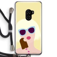 Ice cream: Xiaomi Mi Mix 2 Transparant Hoesje met koord