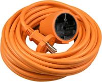 Verlengkabel 10 meter oranje ongeaard Verlengkabel 10 meter oranje ongeaard