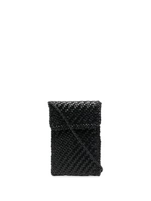 DRAGON DIFFUSION pochette pour smartphone en cuir - Noir