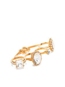 Dolce & Gabbana bague Knucklebuster sertie de cristaux - Or