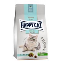 Happy Cat Adult Sensitive Haut & Fell (huid vacht) kattenvoer 2 x 4 kg - thumbnail