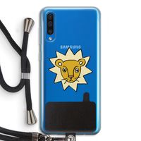 Kleine leeuw: Samsung Galaxy A50 Transparant Hoesje met koord Kleine leeuw: Samsung Galaxy A50 Transparant Hoesje met koord