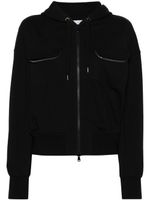 Brunello Cucinelli hoodie zippé à ornements métalliques - Noir