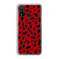 Red Leopard: Huawei P Smart (2020) Transparant Hoesje