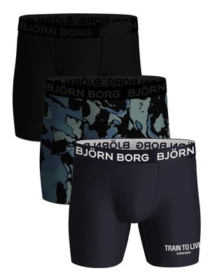 Björn Borg - Performance Shorts - 3 pack - MP002, Maat:S