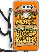 Big Macs Bigger Dreams: LG V30 Transparant Hoesje met koord