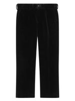 Dolce & Gabbana Kids straight-leg corduroy chinos - Noir