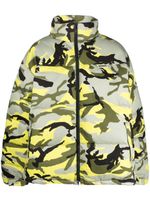 VETEMENTS doudoune à imprimé camouflage - Vert - thumbnail