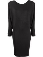 Alexandre Vauthier robe en maille à épaules structurées - Noir