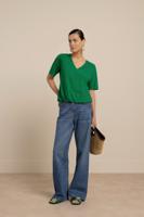 Studio Anneloes Vicky Shirt 13805 T-shirt Korte Mouw 7200 Grass Green