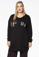 Yoek Sweater Bisous | Zwart | Maat 58/60 Yoek Sweater Bisous | Zwart | Maat 58/60