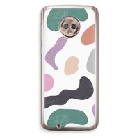 Memphis Shapes: Motorola Moto G6 Transparant Hoesje