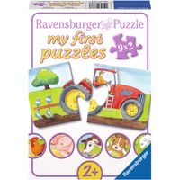 my first puzzles: Op de boerderij puzzels, 9x 2 stukjes my first puzzles: Op de boerderij puzzels, 9x 2 stukjes