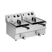 Elektrische friteuse - 2 x 9 L - Royal Catering - 230 V