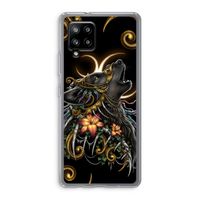 Huilende Wolf: Samsung Galaxy A42 5G Transparant Hoesje