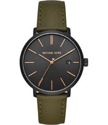 Horlogeband Michael Kors MK8676 Leder Groen 20mm