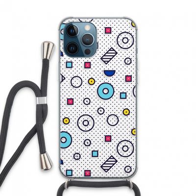 8-bit N°9: iPhone 13 Pro Max Transparant Hoesje met koord