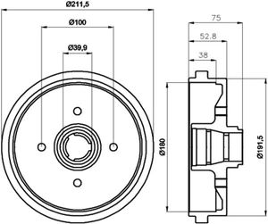 Textar Remtrommel 94006600