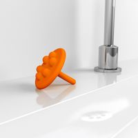 Clou Mini Wash Me siliconen waterstop oranje - thumbnail