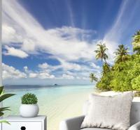 Fotobehang strand Tropische eilandzee