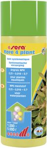Sera flore 4 plant 250ml Groeibooster - Voedingsrijke Groei Stimulator voor Aquariumplanten