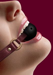 Ouch Halo - Breathable Ball Gag - Burgundy