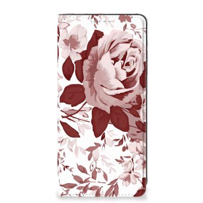 Bookcase Samsung Galaxy A21s Watercolor Flowers Bookcase Samsung Galaxy A21s Watercolor Flowers