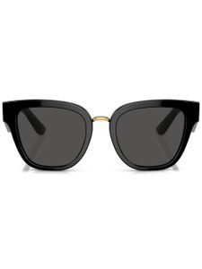 Dolce & Gabbana Eyewear lunettes de soleil teintées à monture carrée - Noir